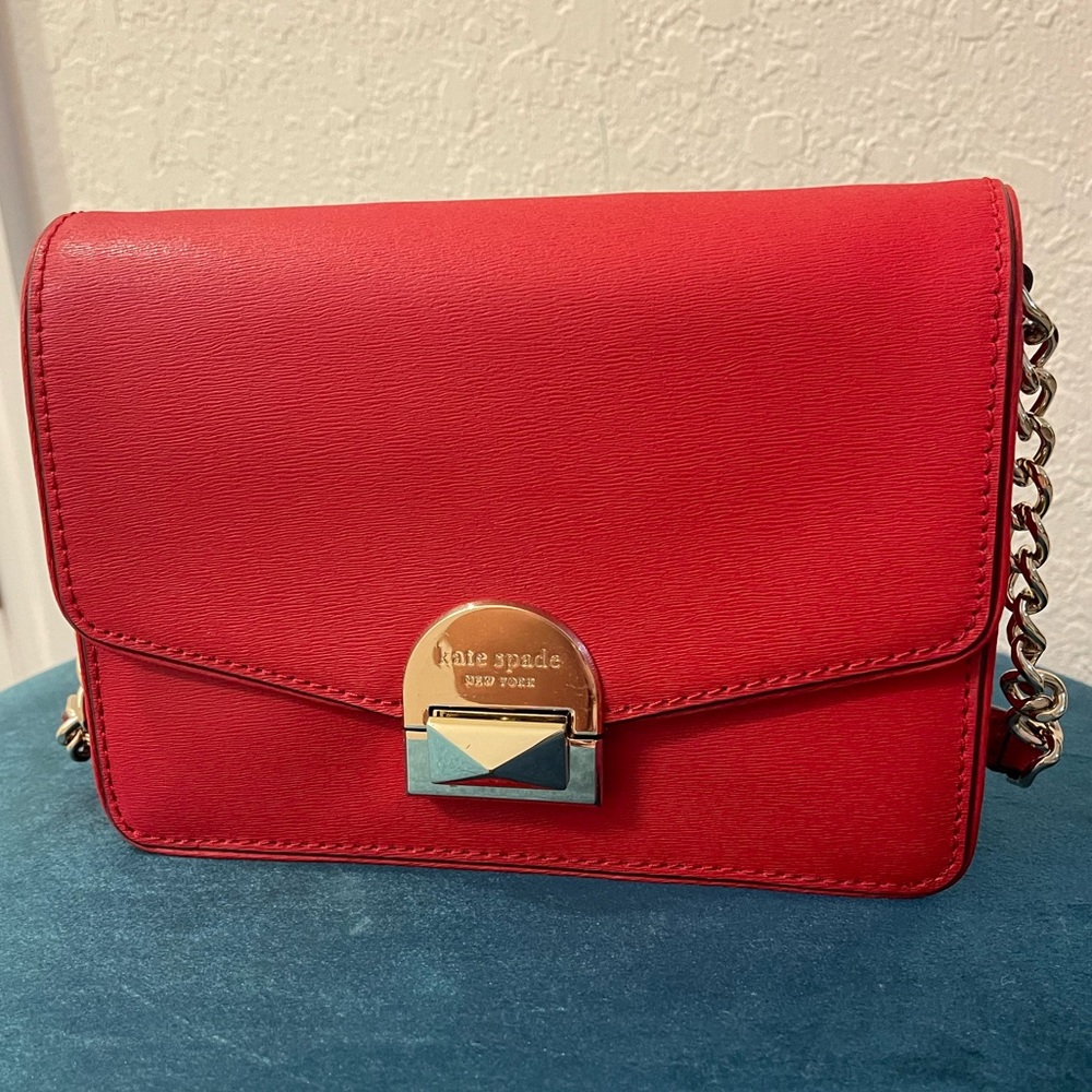 Kate Spade red crossbody handbag